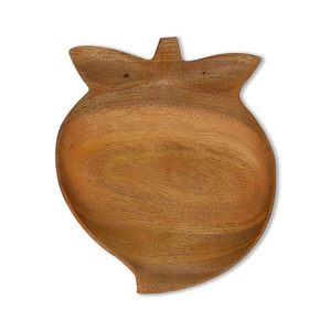 Meilleure vente de haute qualité Design Vintage en bois poli plateau de service polyvalent cuisine support assiette plat maison fête mariage - Product Image 1