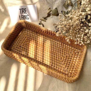 Plateau en rotin de premier choix pour la vente en gros et les fournitures artisanales - Product Image 3