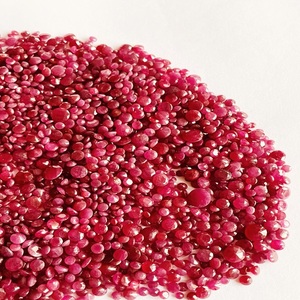 Piedra preciosa de rubí redonda Natural de calidad AAA, piedra roja sin calentar y sin tratar, pulido perfecto y certificado IGI originario de África - Product Image 2