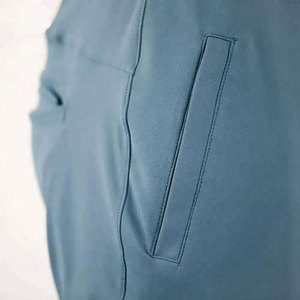 Pantalones de entrenamiento informales para hombre con cintura con cordón, pantalones de entrenamiento de lona transpirable en varios colores para uso en el gimnasio - Product Image 6