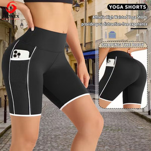 Shorts de Yoga de Alta Calidad para Mujer, Transpirables, de Secado Rápido, Estilo Hip Hop, para Gimnasio, Correr y Entrenamiento, Logotipo Personalizado, Talla Grande - Product Image 6