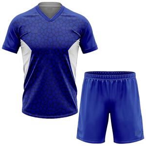 Conjuntos de uniformes de fútbol para adultos de alta calidad para hombres, uniformes de fútbol de poliéster 100% sublimados de secado rápido, características transpirables elásticas - Product Image 2