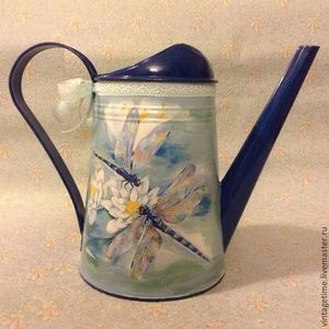 Vibrant 1.5L Fer Floral Motif Eau Peut Émail Enduit pour Affichage Artistique et Utilisation de Jardinage - Product Image 3