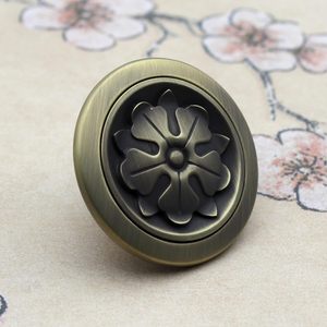 Premium flower round knobs <b>pull</b> cabinet drawer for home dresser <b>door</b> cabinet furniture decorative kitchen wardrobe <b>handle</b> knobs - Product Image 2