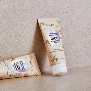 Espuma Limpiadora Facial Humectante e Iluminadora de Arroz SOQU_K beauty - Product Image 4