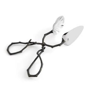 Pinces de service en métal fini argenté Pinces décoratives en laiton vintage pour cuisine salade pain BBQ Dessert et buffet utilisation de la cuisine - Product Image 4