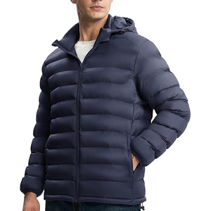Chaqueta acolchada personalizada a granel para hombre, cálida, impermeable, ligera, aislada, para invierno, moda al por mayor, proveedor OEM - Product Image 2