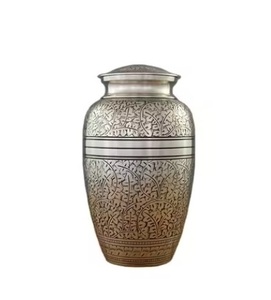 Urnes funéraires en métal, solutions de stockage de crémation élégantes et intemporelles avec gravure de luxe et urnes de vente chaude finies - Product Image 1