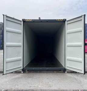 Conteneur maritime en acier Corten à double porte, 40 pieds High Cube, neuf, certifié ISO CSC, conteneur de fret sec 20GP - Product Image 3