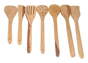 Cuillère de service élégante en bois pour la table à manger - Product Image 5