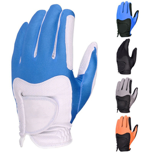 OEM por encargo guantes de golf de cuero genuino al por mayor Etiqueta Privada dedo completo guantes de golf de cuero de piel de oveja - Product Image 6