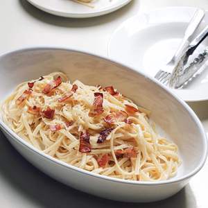 เฟตตูชินี [OEM/ODM][พาสต้าข้าวเกาหลีพรีเมียม] ปราศจากกลูเตน |   ไม่ใช่พันธุ์พืชที่ดัดแปลงพันธุกรรม |   แห้ง |   บรรจุภัณฑ์สุญญากาศ |   ทำอาหารง่ายๆ ภายใน 10 วินาที |   ข้าว 95% - Product Image 4