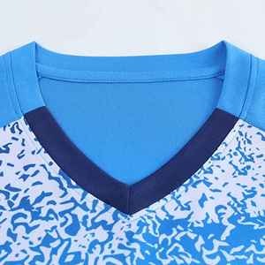 Camisetas de fútbol de poliéster para hombre, uniformes deportivos de fútbol, conjunto de uniformes de fútbol negro y naranja, camiseta de fútbol corta - Product Image 3