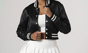 Chaqueta de cuero de lana Vintage Premium para mujer para Chicago para Bulls Varsity Jacket Estilo clásico Camuflaje Patrón Lona para - Product Image 5