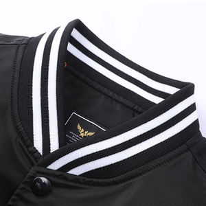 Veste bombardier de vol de haute qualité OEM Manteau cargo de décoration à poches multiples Vêtements de travail Vestes d'extérieur pour hommes - Product Image 2