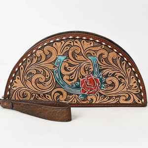 Nouvelle arrivée Western Tooled Taco Bag Carving Western Purse Luxury Women's Accessories Rodeo Bag - Product Image 3