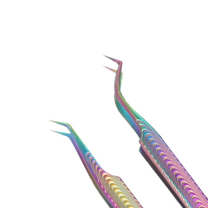 Multi Colors High Quality <b>Eyelash</b> Extension <b>Applicator</b> Stainless Steel Tweezers <b>Eyelash</b> Tweezers by Gray Rocks - Product Image 3