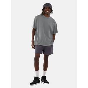 Chemises à col rond gaufré pour hommes Slim Fit Short Sleeve Casual T-Shirt - Product Image 3