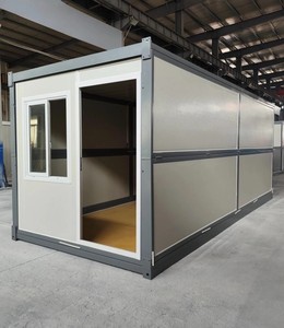Contenedor plegable de 40 pies con baño, oficina, unidad de alquiler, casa contenedor nueva. - Product Image 1