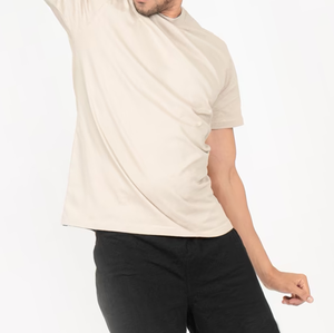 Camiseta personalizada de alta calidad 2025 al por mayor ropa de poliéster/algodón en blanco con logotipo impreso de alta calidad para hombre - Product Image 2