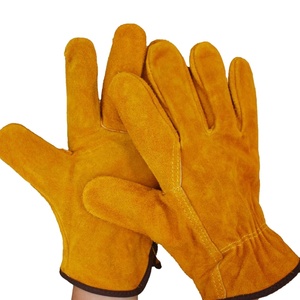 Premium Grade Cowhide Split Leather Safety <b>Gloves</b> High Performance Industrial Working <b>Gloves</b> - Product Image 1
