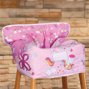 Cubierta de carrito de compras de fabricante, cubierta de <span class=keywords><strong>silla</strong></span> alta para niños pequeños, cubierta de carrito de compras con patrón de cartón de ajuste <span class=keywords><strong>Universal</strong></span> para bebé - Product Image 5
