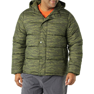Custom <b>Canvas</b> Waterproof Breathable Hooded Puffer <b>Jacket</b> Quilted Winter Outdoor High Street Style Puffer <b>Jacket</b> - Product Image 3