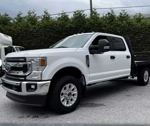 Exportation de véhicules d'occasion 2020 à faible kilométrage - Ford F-350 SD XLT SuperCrew 9 pieds, plateau plat, 4x4, conduite à gauche/droite, livraison mondiale - Product Image 1