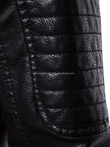 Chaquetas de cuero de vaca para hombre, chaquetas de cuero de calidad superior, transpirables, personalizadas para motocicleta, chaquetas de cuero genuino para hombre - Product Image 4