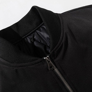 Blouson d'aviateur en toile coupe ajustée automne hiver 2022 pour hommes personnalisé coupe-vent respirant séchage rapide décontracté manches longues - Product Image 4