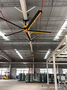 Advanced HVLS Ceiling <b>Fan</b> <b>System</b> for Industrial Use in Factories Warehouses Malls Convention Center & Workshop Commercial Spaces - Product Image 3