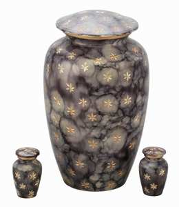 URNA DE CREMACIÓN DE FUEGO AZUL PARA CENIZAS HUMANAS CON URNA FUNERÁTICA DE GRABADO ARTESANAL CON ACABADOS ELEGANTES - Product Image 6