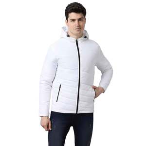 Wholesale Zipper Casual Style Lightweight <b>white</b> Puffer <b>Jackets</b> men's Hooded <b>jackets</b> for men's - Product Image 1