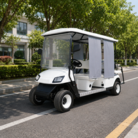 Voiturette de golf électrique 6 places UCJD-DH-14, fabricant de voiturettes de golf personnalisées pour hôtels, complexes hôteliers, parcs et marché mondial