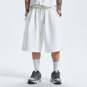 Elastic Waist <b>Fleece</b> Jogger <b>Shorts</b> Men Workout 400 GSM Sweat <b>Shorts</b> Mens Jogging Wear Sweat <b>Shorts</b> Men's - Product Image 6