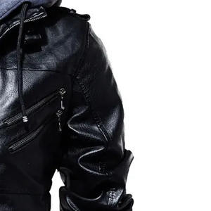 Chaqueta impermeable a prueba de viento de cuero genuino Premium para hombre al mejor precio Teñido liso para invierno en todos los tamaños Venta en línea disponible - Product Image 3