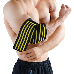 Coderas Deportivas para Levantamiento de Pesas, Gimnasio, Elásticas, de Compresión, Soporte para Codo, Entrenamiento Cruzado, Powerlifting - Product Image 1