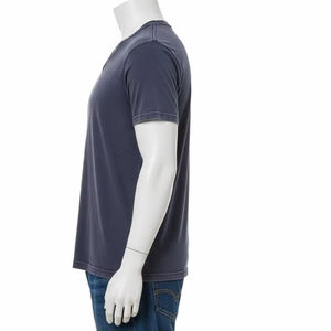 เสื้อยืดคอกลมผู้ชาย ผ้าฝ้ายแท้ 100% ซักแล้ว ไม่หด นุ่ม ระบายอากาศดี สวมใส่สบายทุกวัน ขายส่ง - Product Image 2