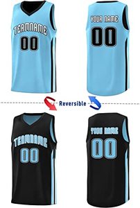 Camisetas de baloncesto atléticas para hombre, UNIFORMES DE EQUIPO de sublimación de malla Reversible personalizada - Product Image 2