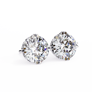 Boucles d'oreilles uniques en or 18 carats avec diamant de laboratoire, boucles d'oreilles de qualité supérieure - Product Image 6