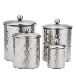 Top Selling Stainless Steel <b>Food</b> <b>Storage</b> <b>Container</b> Latest Design Metal Sugar Canister and Pots Stylish <b>Storage</b> Boxes & Bins - Product Image 1