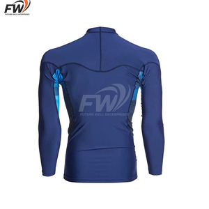 Ensemble Rash Guard MMA BJJ avec protection UV, t-shirt de compression pour la natation et le surf, entièrement sublimé, Rash Guard + shorts + pantalon pour hommes - Product Image 3