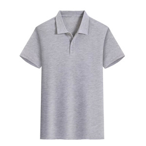 Camiseta polo de trabajo con logotipo personalizado de manga corta, camiseta publicitaria cultural de fábrica, camiseta polo de color sólido - Product Image 3