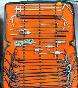 Pinza Portaagujas Laparoscópica Manual Profesional de Acero Inoxidable de Alta Calidad con Certificación CE para Cirugía de Columna Vertebral - Product Image 4