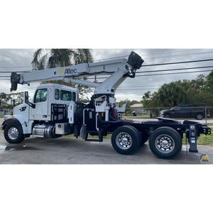Grue mobile Altec AC30-53T d'occasion sur camion Peterbilt 567 avec flèche pour la construction, dotée d'un moteur et d'une boîte de vitesses, composants essentiels - Product Image 6