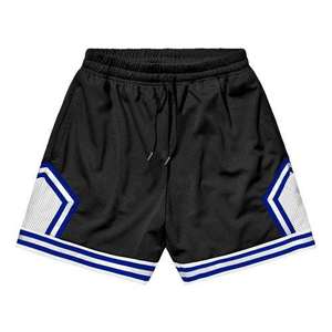 Conjunto de Pantalones Cortos de Baloncesto Personalizados al por Mayor, Sublimados, de Secado Rápido, Transpirables, Antibacterianos, Talla Grande, 100% Poliéster - Product Image 4