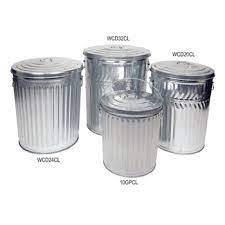 Cubo de basura galvanizado de diseño atemporal con cierre seguro y asas de elevación fáciles, adecuado para muchos usos residenciales - Product Image 2