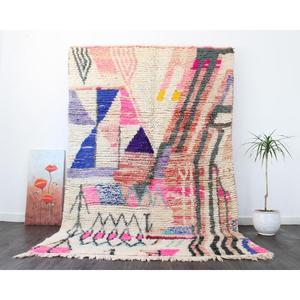 Tapis marocains faits main en laine, authentiques tapis berbères, laine naturelle, artisanat artisanal, taille et couleurs personnalisables, haute qualité - Product Image 3