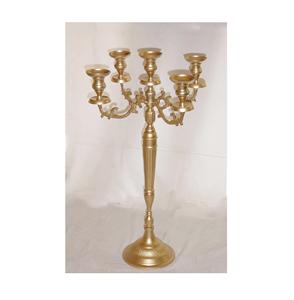 Grand candélabre en argent 5 bras candélabres en argent décoratifs pour la décoration de mariage tendance candélabre fait main 5 bras - Product Image 6