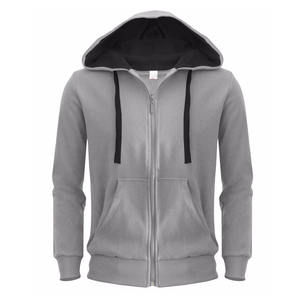 Sudadera con Capucha y Cremallera de Alta Calidad, Estilo Urbano, con Logotipo Personalizado Ecológico, de Felpa 100% Algodón, Talla Grande para Hombre, Más Vendida - Product Image 3